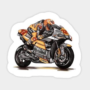 Drawing/Sketching MotoGP Team No 72 Sticker